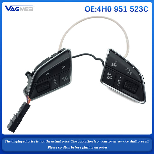 For Audi A8 steering wheel buttons 4H0 951 523C