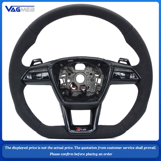 For Audi RS logo A6C8 Steering Wheel with heating