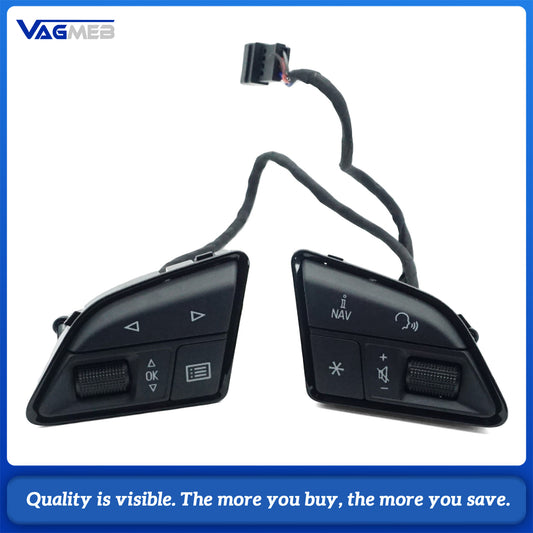 Supports Shifting Paddle Function For Audi A3 8V A4 B8 Steering Wheel Key Button Assembly