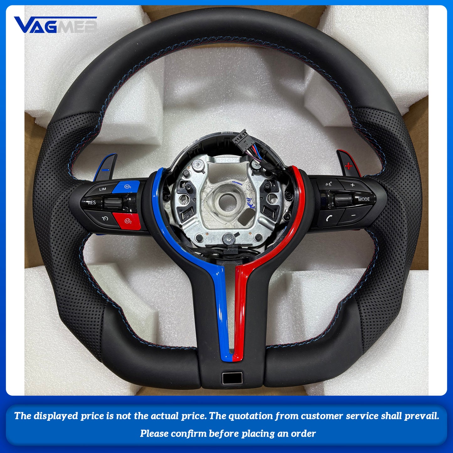 Red style Flame Demon， Steering Wheel For Bmw F30 F10 F31 F20 F25 F22 F36 F33 F32 F80 F82 F11 F18 F01 F90 E90 Steering