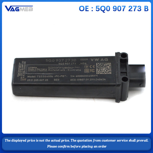 TPMS Tire Pressure Sensor Monitoring System For AUDI A6 A7 A8 for Volkswagen MQB Touareg 2011-2017  5Q0 907 273 B