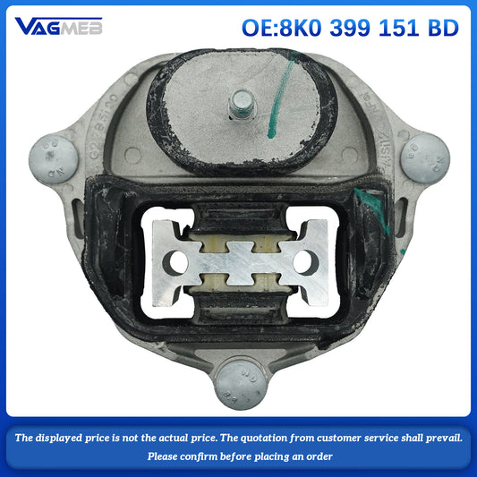 Original NEW Engine Support Gearbox Mounts Transmission Rubber Pad For Audi A4 S4 A5 S5 Q5 A6 A7 8K0 399 151 BD