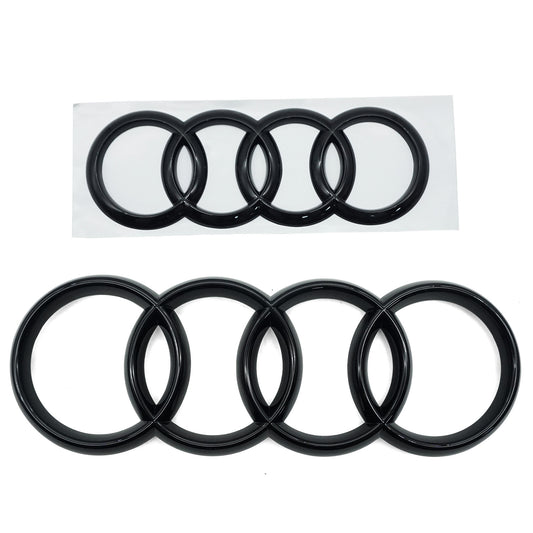 For Audi Q3 2022, black grille logo front and back