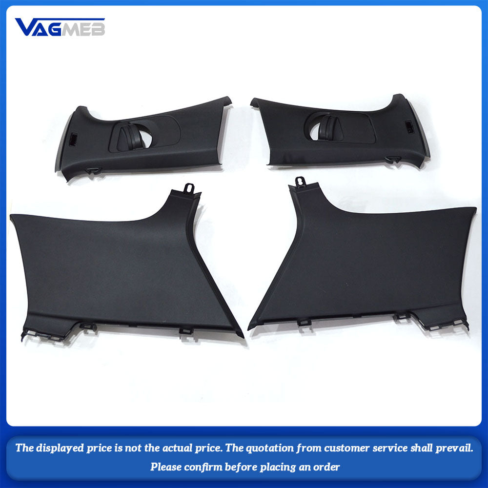For VW Golf MK7 the B-pillar and C-pillar trim panels are black