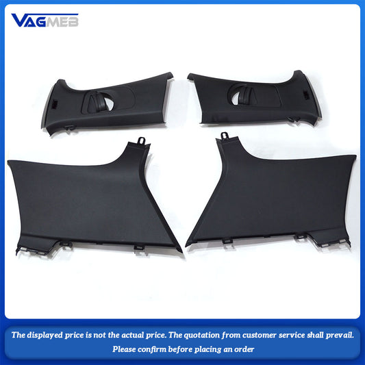 For VW Golf MK7 the B-pillar and C-pillar trim panels are black