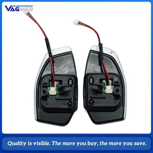 Silver Plated Extend Paddle Shift for Audi A4 B9  Automotive Upgrade Accessories Steering Wheel Shift Paddle Switch