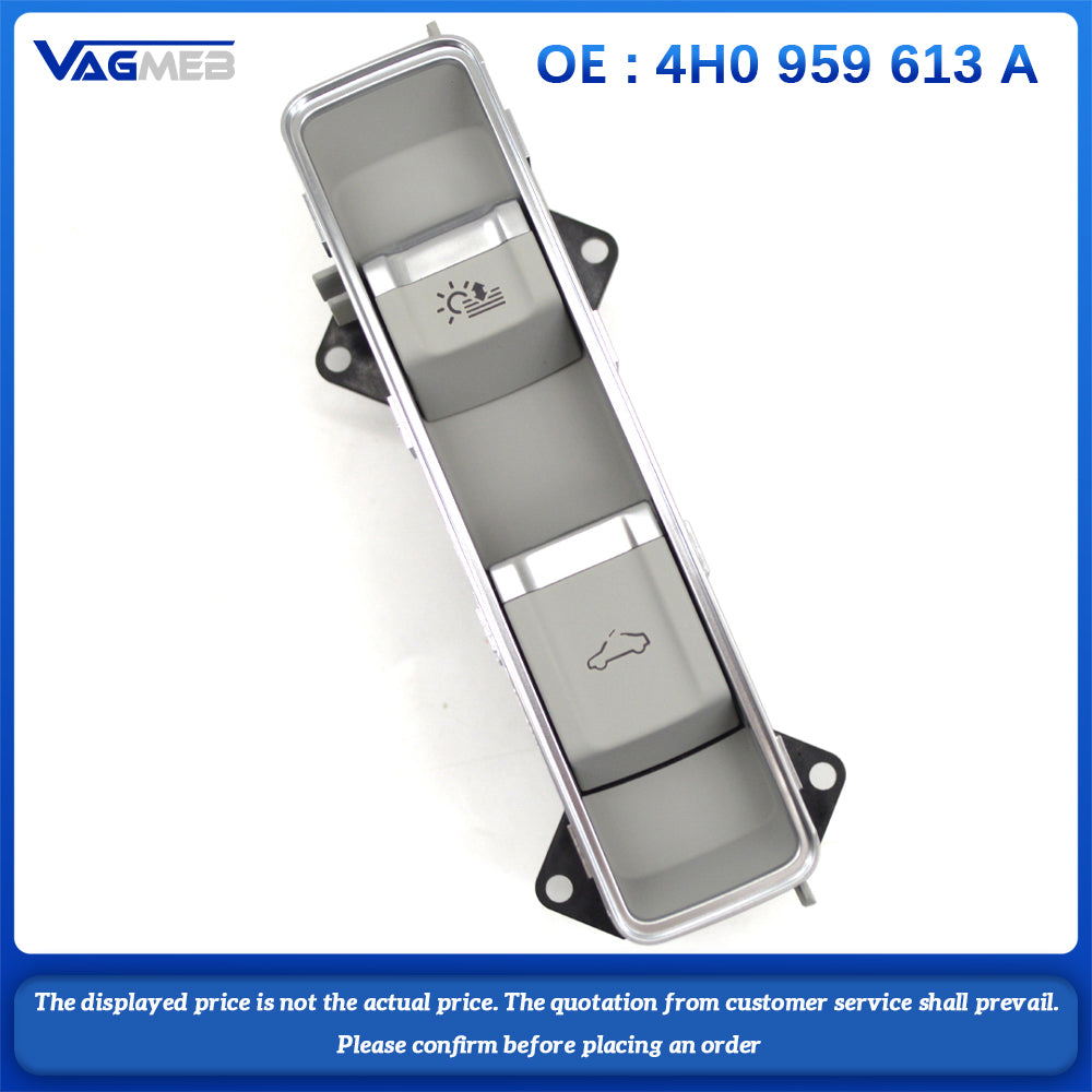 OEM Sunroof Switch Skylight Switch Button For Audi A8 2011-2018 4H0 959 613A