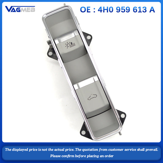 OEM Sunroof Switch Skylight Switch Button For Audi A8 2011-2018 4H0 959 613A