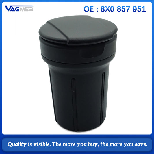 8X0 857 951 Car Ashtray For Audi A1 Q2L  Car Ashtray Garbage Coin Storage Cup Trash Interior Modification Stuff
