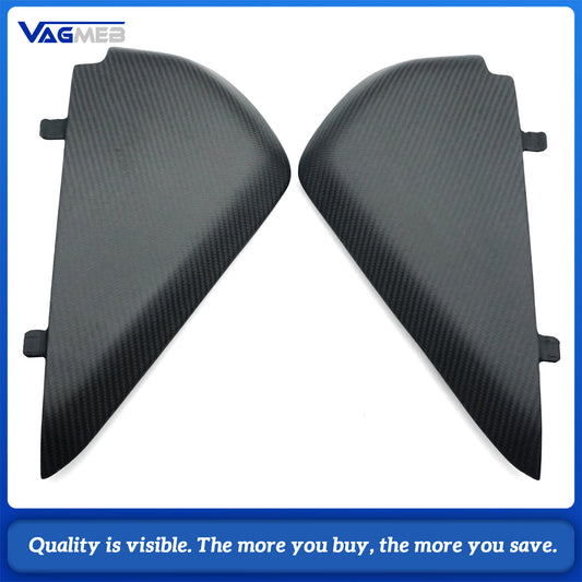 For 2017-2024 Audi A4 B9 Matte Carbon Fiber Dashboard Cover Trim