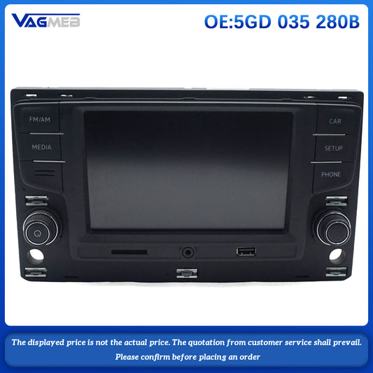 5GG035280B 6.5 inch MIB Car Radio 5GG 035 280 B For MQB Golf 7 MK7 Passat B8, Bluetooth OPS MirriorLink Car Information