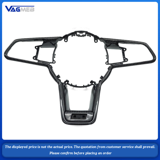 Carbon fiber button frame For Audi TT steering wheel