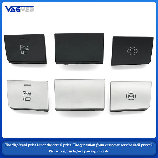 Multi functional radar button switch decorative cover for Audi A6 C8 A7 Q7 4N0 959 673 F 4N0 959 673 B, Car Accessories