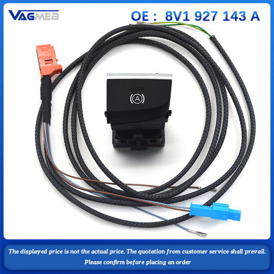 Automotive Part Switch For Audi A3 S3 RS3 2013-2016 LHD Chrome Descent Assist Button Switch  8V1 927 143 A