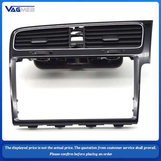 For VW Golf MK7 7 .5 RHD Right-hand drive Piano paint Black 9 inch Screen Trim frame Radio Panel Air outlet 5G2 819 743G