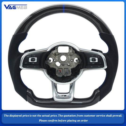 Carbon fiber leather multifunctional sports steering wheel For VW Golf 7 MK7 GTI Passat B8 Tiguan MK2 DSG