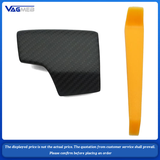 For Audi Q8 Aircraft gearshift knob with matte carbon fiber shift cover