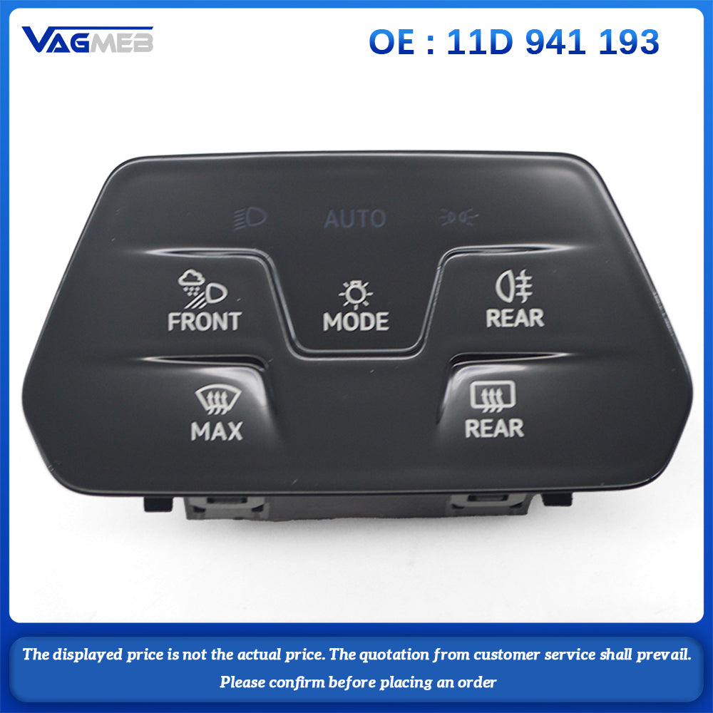 For VW Golf MK8 automatic headlight switch fog light switch defogging switch 11D 941 193