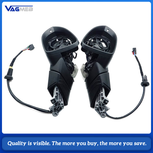 For VW Passat B8 Side Mirror Rear View Electric Folding Mirror UPGRADE KIT(VW Logo Puddle Light with Memory Feature)