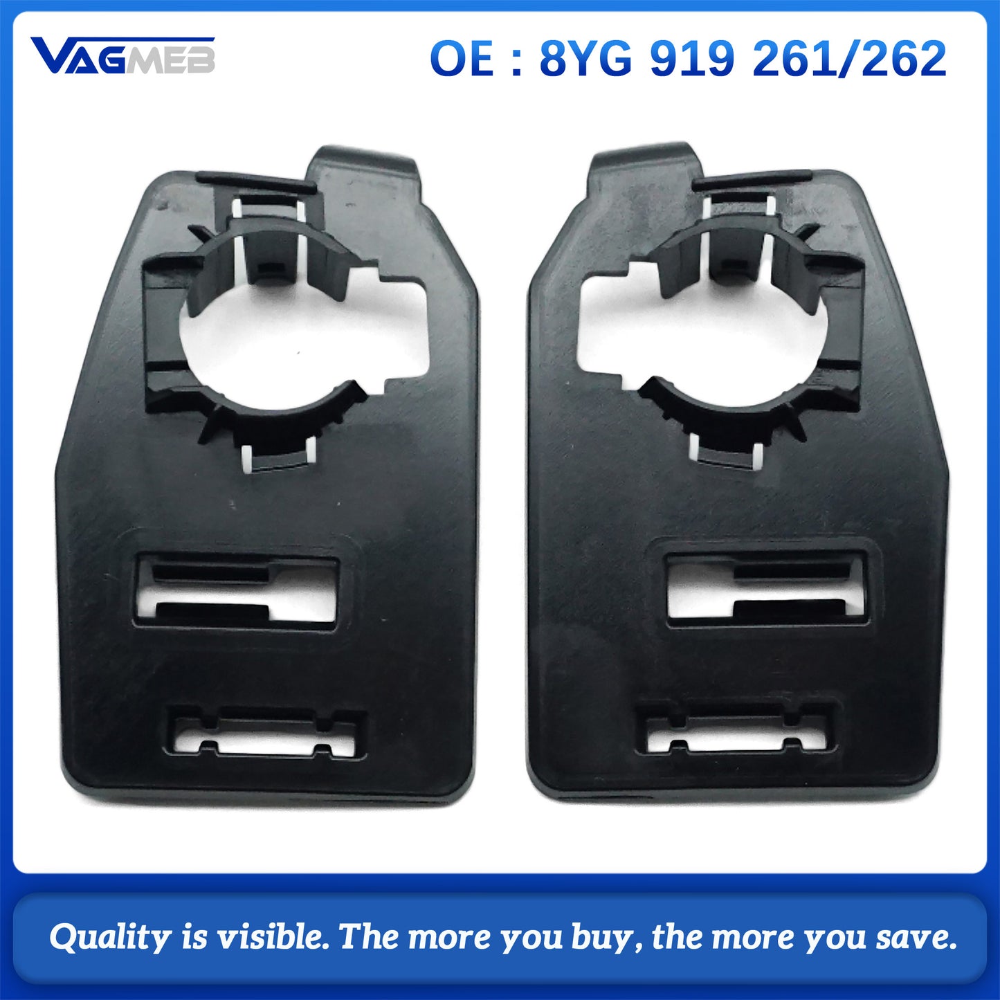 For Audi A3 8Y Front bumper Grille bracket Support Reversing Parking Sensor Probe 8YG 919 261 8YG 919 262