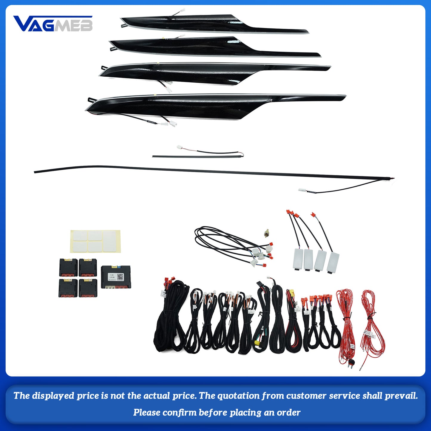 LED Atmosphere Lights For BMW X2 Automotive Interior Lighting Upgrade Ambient Light Kit Footlights Auto parts new