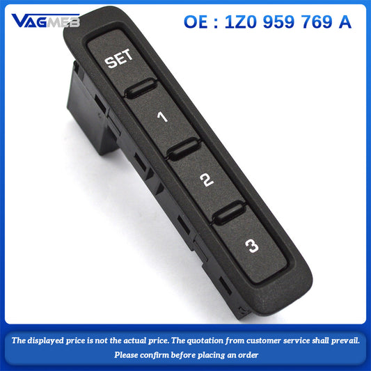 Fast Delivery! Car Seat Memory Adjust Switch Button 1Z0 959 769 A For VW PassatVariantSantana CC Tiguan SKODA Octavia Superb Yeti