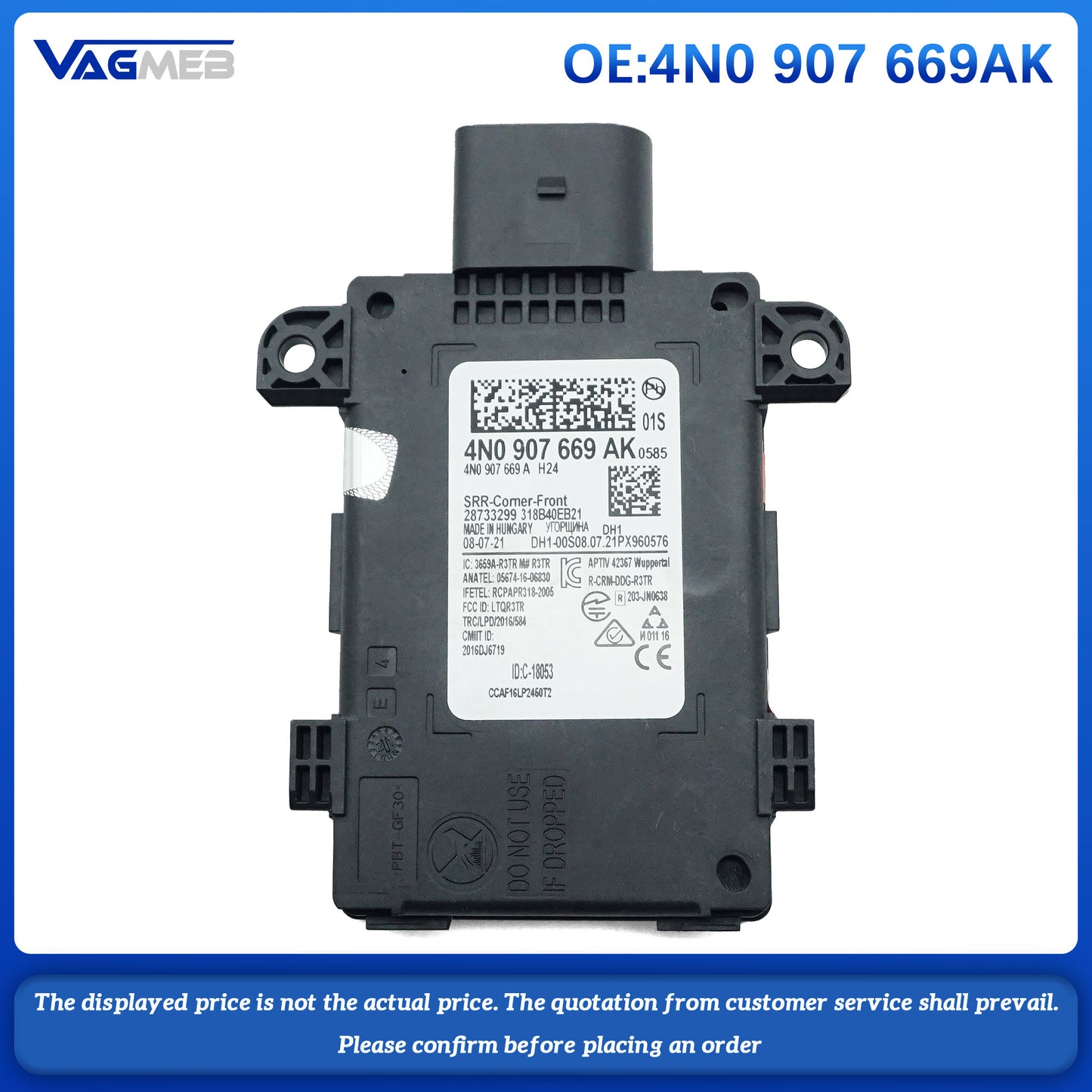 For Audi Lane-changing module 4N0 907 669AK