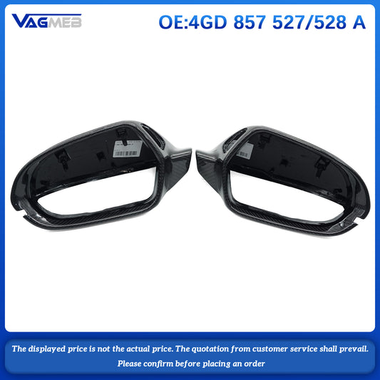 For Audi A6C7 lane change assist mirror housing carbon fiber