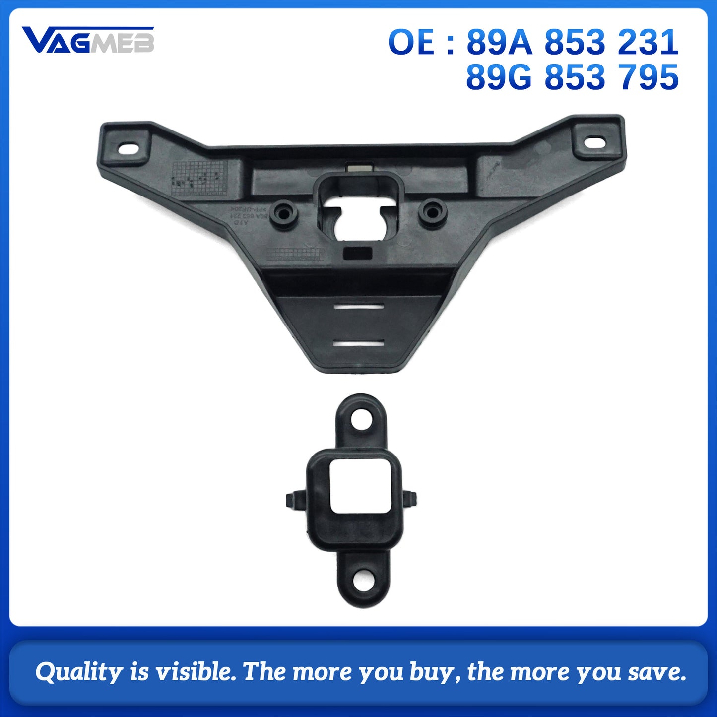 Front Radiator Grille Camera Bracket For Audi Q4 T-tron 2022-2026 89A 853 231 89G 853 795