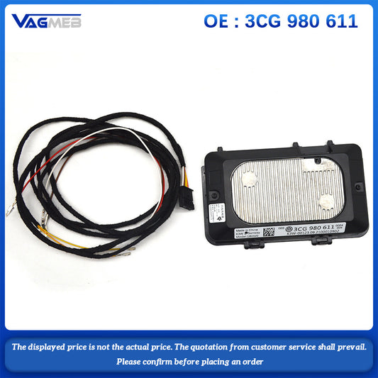 For VW MQB Passat For Skoda karoq Superb MK3 Car mobile phone wireless charging module with wiring harness 3CG 980 611