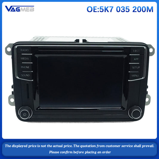 Discovery Pro NAV Android Auto Carplay Radio Green light For Skoda 5K7 035 200M