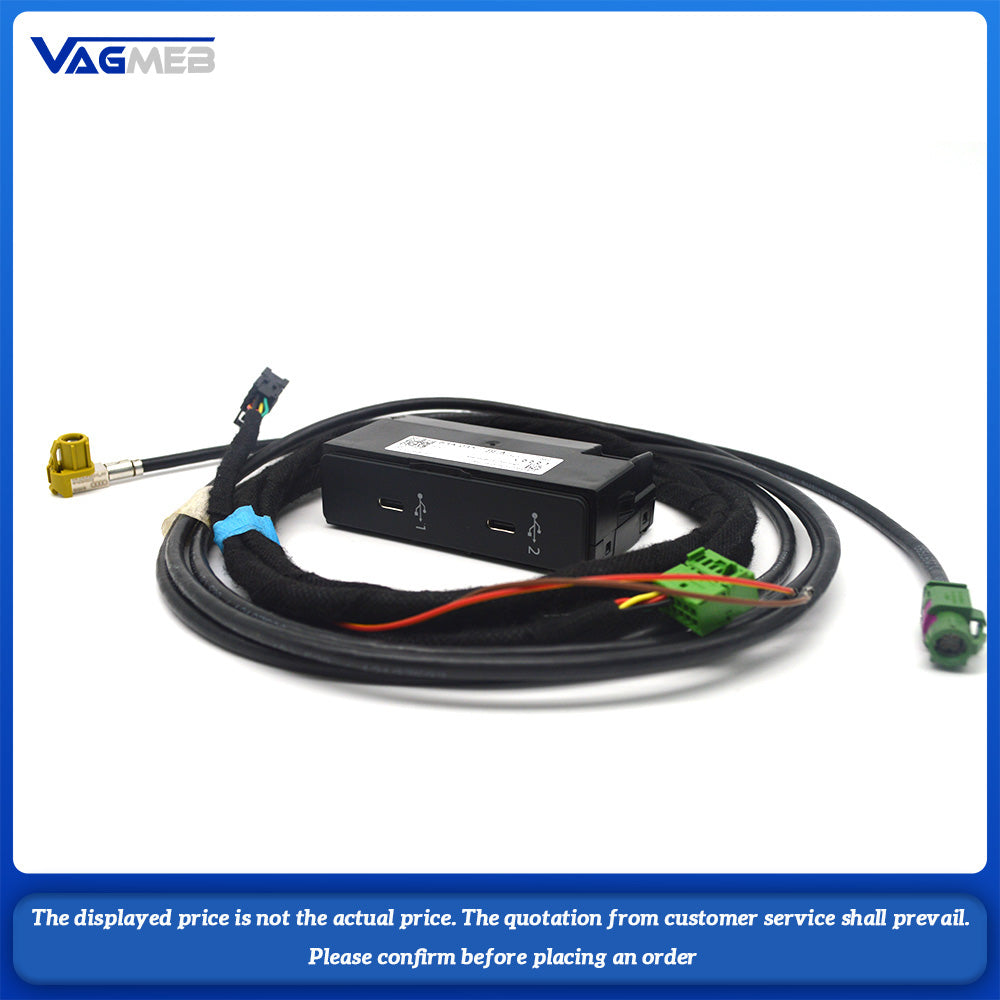New High Quality Car Dual Type-C Switch Harness 83A 035 736 83A035736 83A035736A 83A 035 736 A For Audi Q3