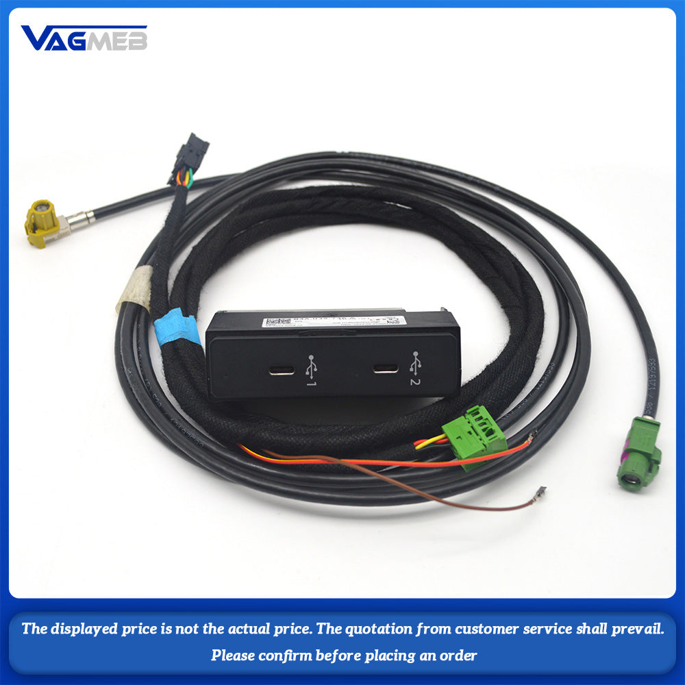 New High Quality Car Dual Type-C Switch Harness 83A 035 736 83A035736 83A035736A 83A 035 736 A For Audi Q3