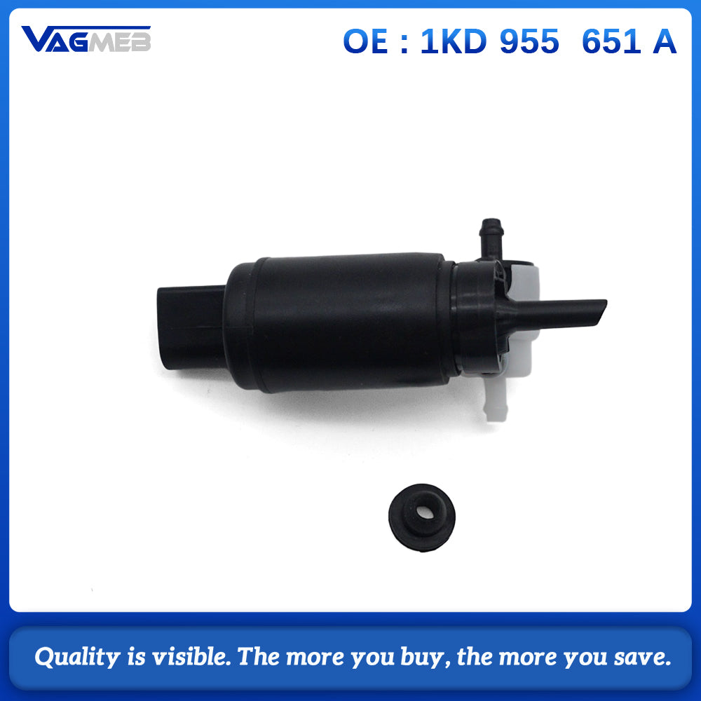 Car Windshield Wiper Washer Fluid Pump Motor Replacement Part 1KD 955 651A For VW Audi