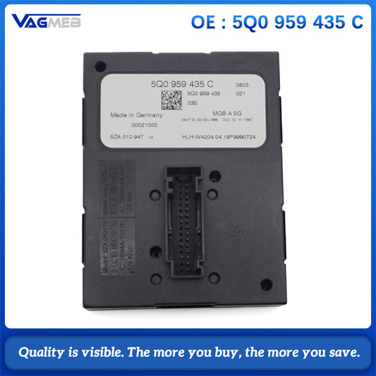5Q0959435C For VW Golf MK7 Audi A3 Keyless Entry Control Module Comfort Entry Module 5Q0 959 435 C