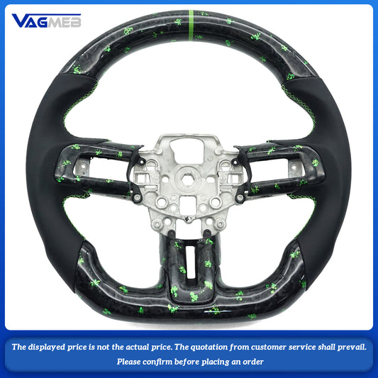 For Ford Mustang 2015-2022 carbon fiber steering wheel
