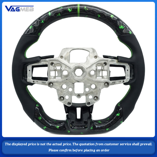 For Ford Mustang 2015-2022 carbon fiber steering wheel