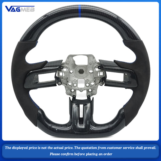 For Ford Mustang 2015-2022 carbon fiber steering wheel