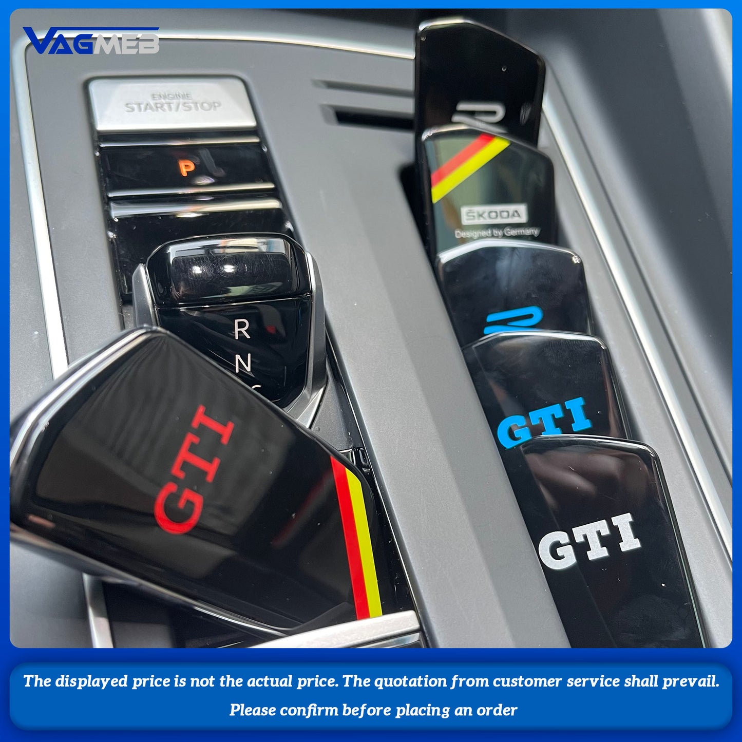 For VW Golf mk8 Golf 8 R Rline ID4 ID6 Octavia Pro New Key Cover Car Key Decoration Cover Plug and Play
