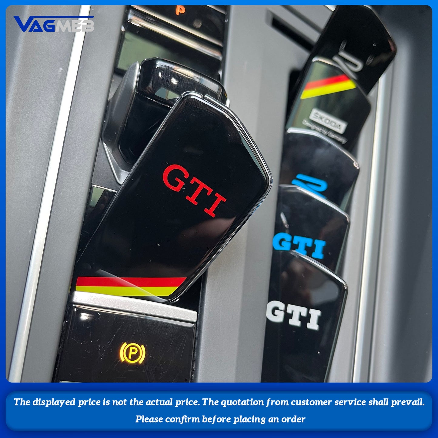 For VW Golf mk8 Golf 8 R Rline ID4 ID6 Octavia Pro New Key Cover Car Key Decoration Cover Plug and Play