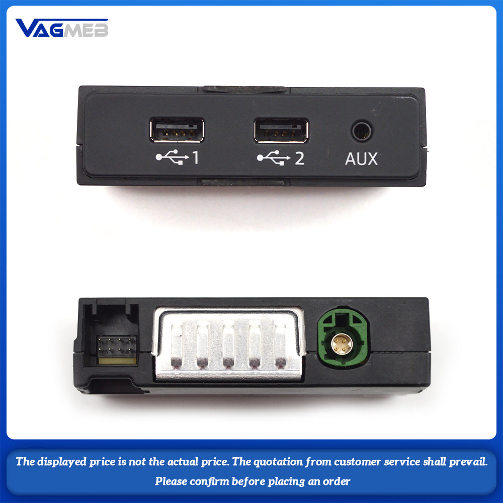 For Audi A4 B9 A5 B9 Q5 MIB2 Carplay Switch smart phone USB interface CarPlay USB AUX IN Plug Cable  4M0 035 736 A