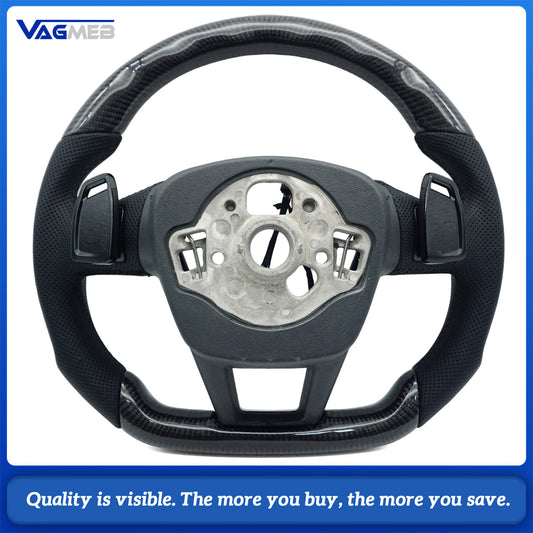 For Audi A6 C8 carbon fiber  steering wheel