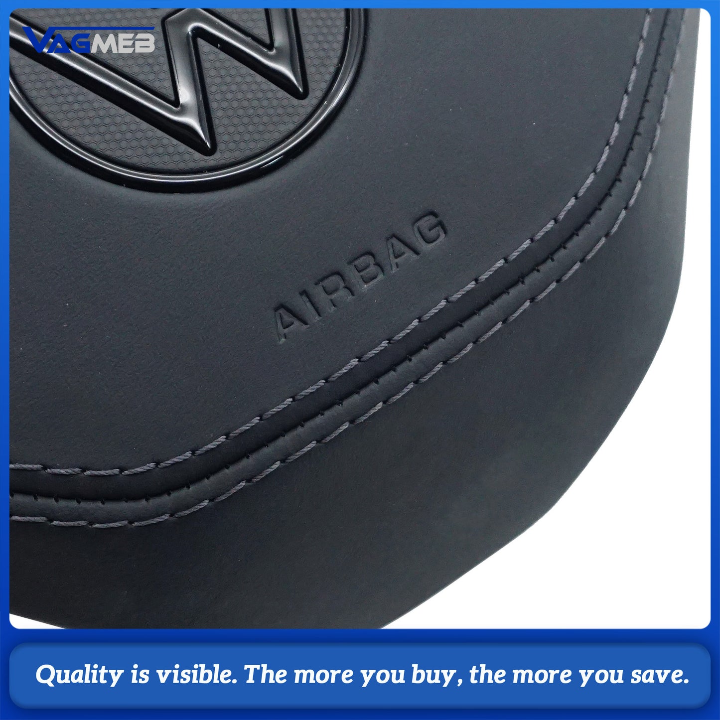 Steering wheel airbag cover multifunction steering wheel For VW Golf MK8