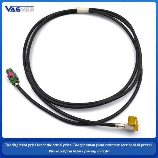 For VW Audi A4 B9 MIB 2 CarPlay MDI USB AUX IN Plug Cable Wiring Harness