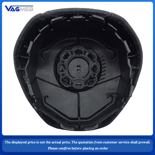 Steering wheel airbag cover multifunction steering wheel For VW Golf MK7 Tawny-striped leather