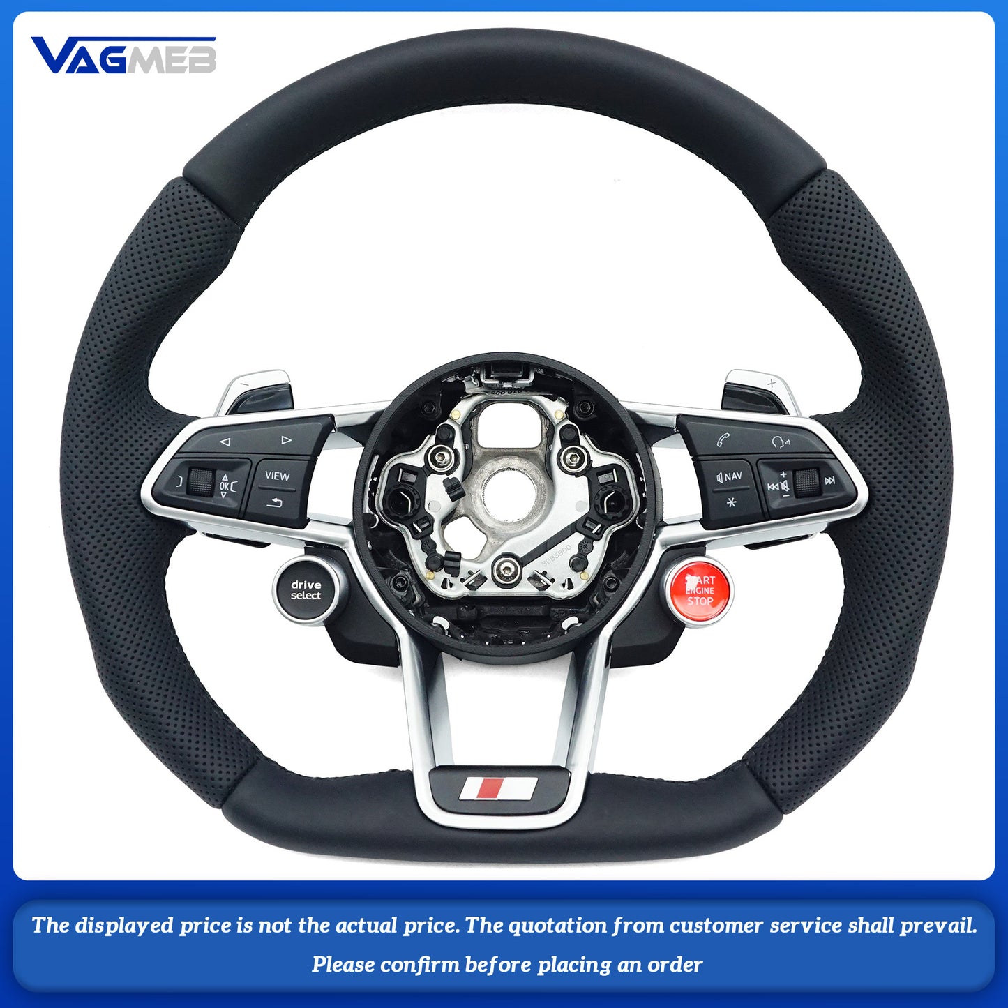 Car Steering Wheel For Audi A3 A4 A5 S3 S4 S5 B9 RS R8 S5 Q3 Q5 Q7 Q3L Q7L Q8L TTS TT TTRS
