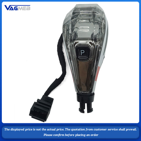 Electronic Crystal Shift Knob, Crystal Leather  LED For VW