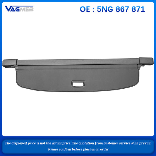 For VW Tiguan MK2 Retractable Trunk Cargo Cover Anti-Peeping Shield Privacy VW Auto Accessories 5NG 867 871