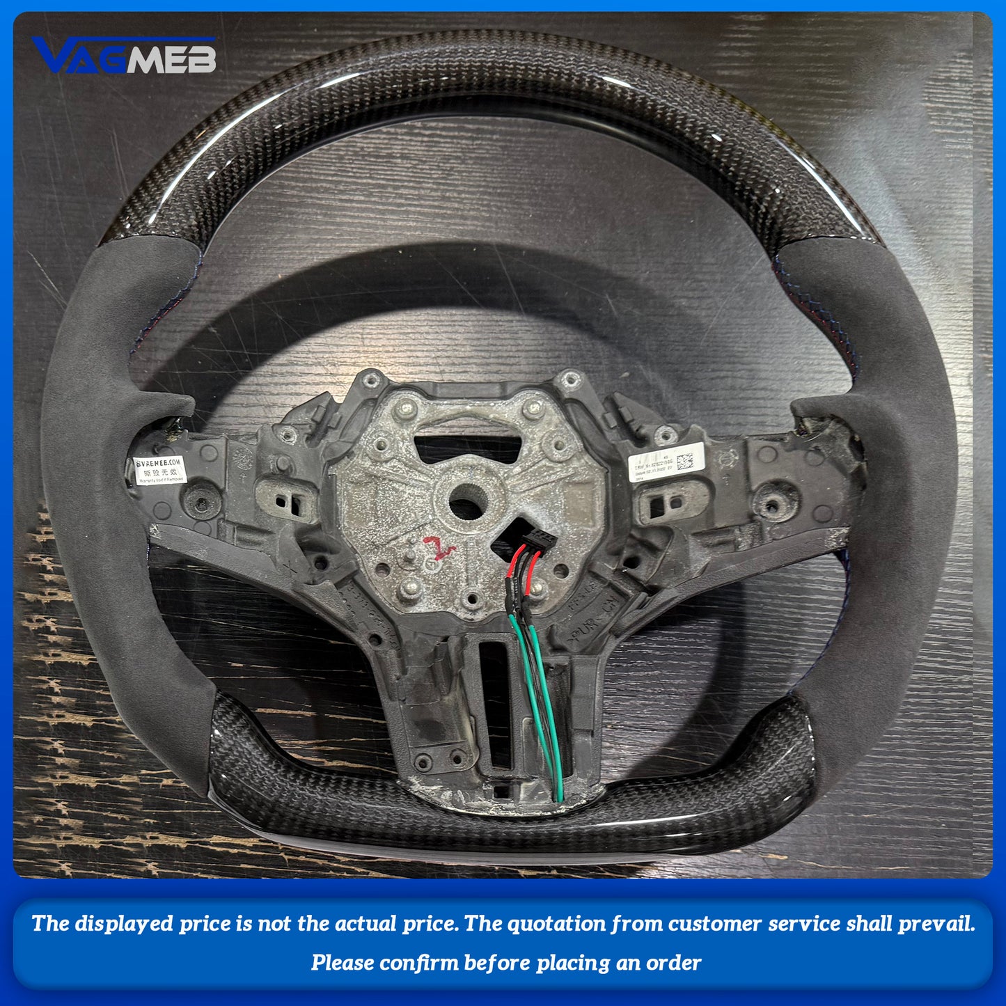 Carbon Fiber Steering Wheel Suitable For BMW M3 G81