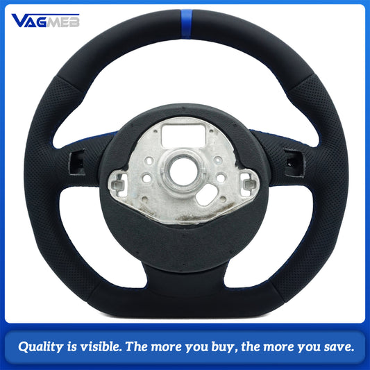 Leather material sports style steering wheel For Audi A4B8  steering wheel accessories, car accessories
